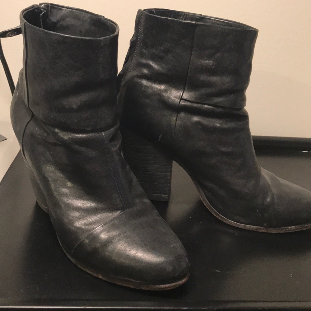 Rag & Bone booties, Black
